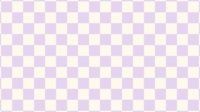 Lavender Cream Checkerboard Transition on Transparent Background