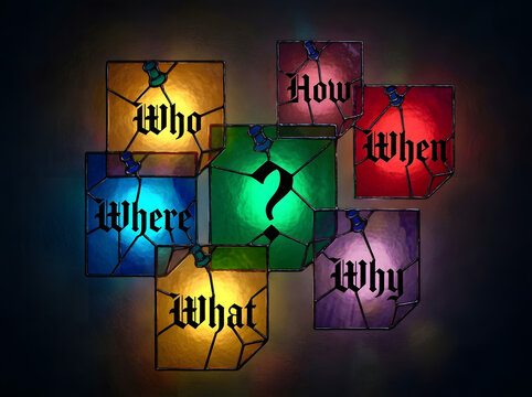 Illuminating The Path Of Strategic Inquiry Through Stained Glass Question Frameworks And Creative Design