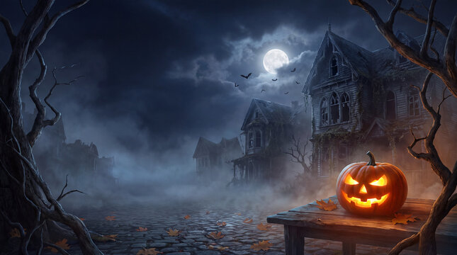 Professional Halloween Image 0003 Commercial Scene