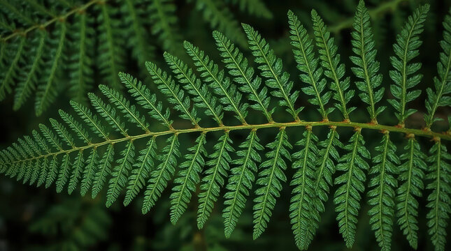 Fern leaf edge, repeating natural pattern