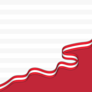 Austria Flag Waving Background