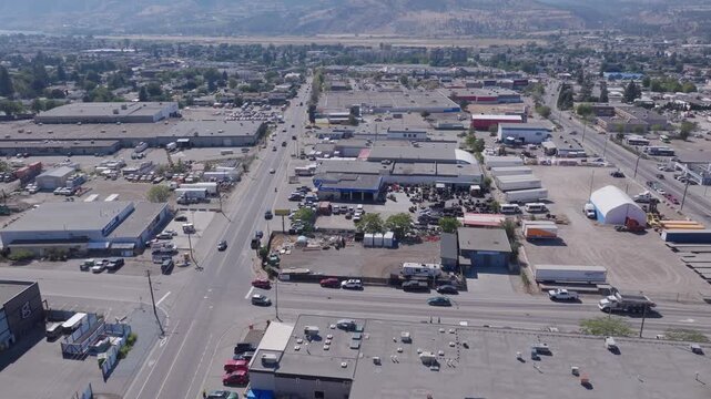 valley city of Penticton during summer