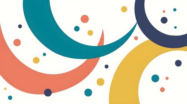abstract background with clock