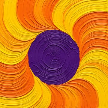 Purple planet with cosmic swirling background