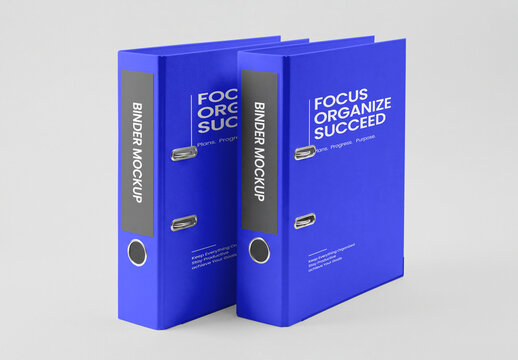 Office Binder Mockup Set