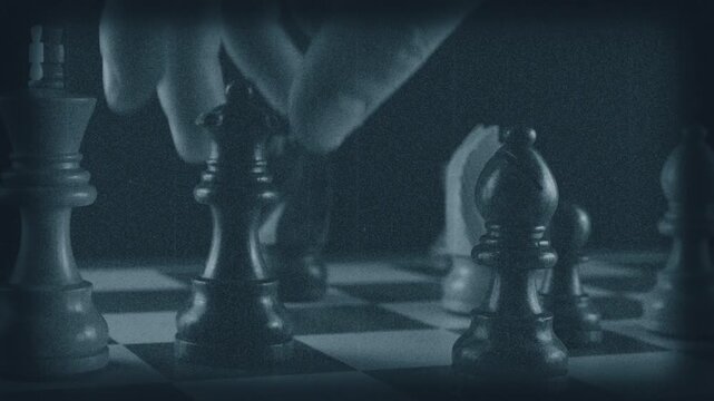 Checkmate Achieved In Game Of Chess Vintage 16mm