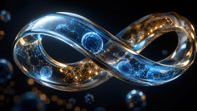 Biotech incubator concept with endless cell culture in glass loop