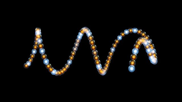 Mrna Molecule Visualization Landscape Medical Animation