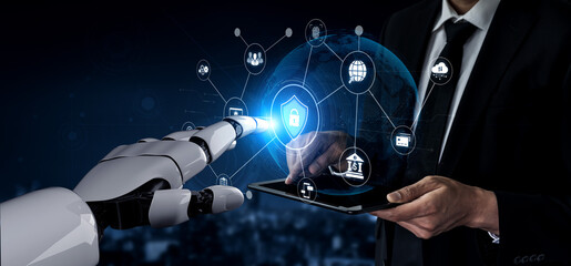 An AI assistant manages a comprehensive cybersecurity network. This smart system provides total...