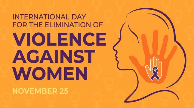 International day for elimination of violence against women poster