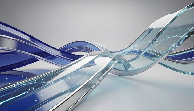 Abstract crystalline structures creating a premium digital background