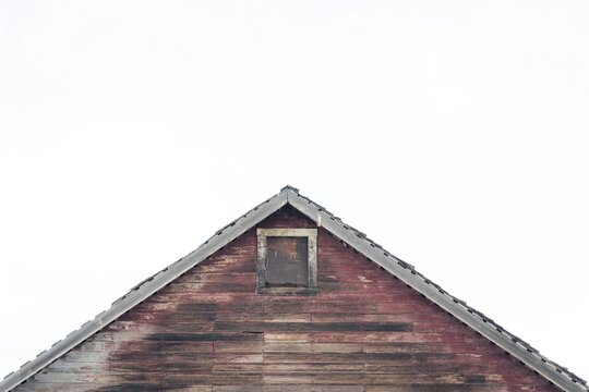 old red barn