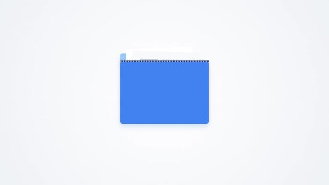 Zip file compression progress showing folder icon animation successfully