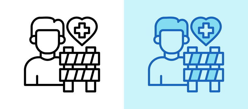 Therapy Barriers whiteblue icon