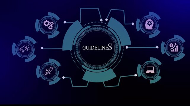 Corporate Guidelines and Policy Compliance Strategy Animation