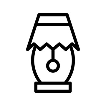 Lamp Icon Vector Symbol Design Illustration