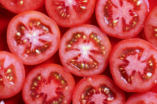 トマトのスライス