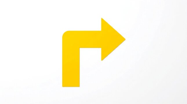 Modern flat design icon for a traffic detour or alternate route for transportation safety.