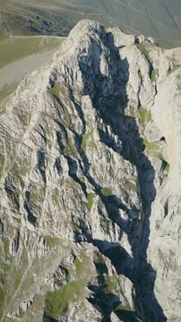aerial view of the mountain landscape
