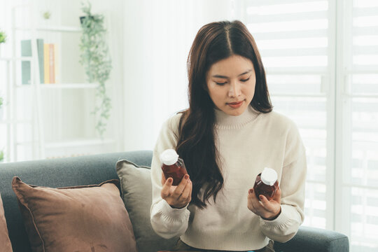 Woman Using Telehealth Service for Online Medical Consultation at Home