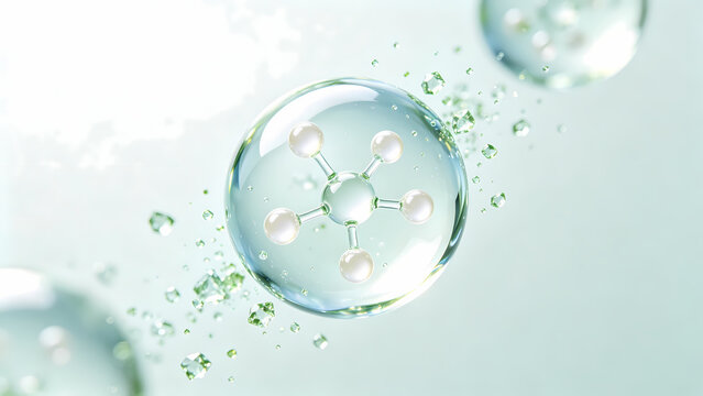 Visuals highlighting Ectoin as an antioxidant skincare ingredient