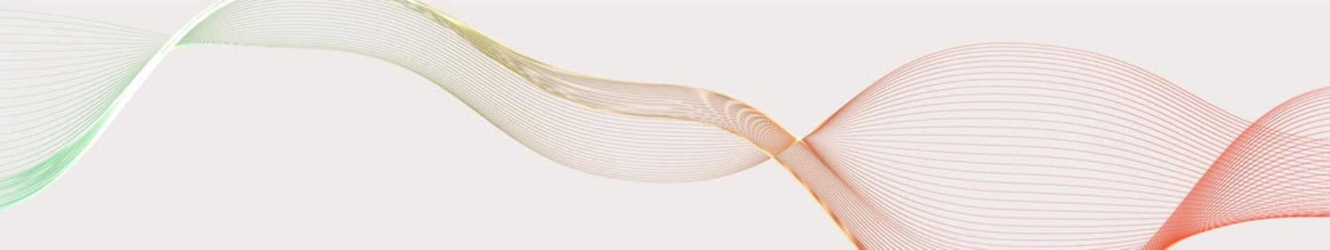 Abstract flowing green and gold light wave animation with smooth elegant motion. Dark background loop.