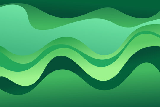 modern abstract background with green  wavy shapes , for poster. banner, web design, header, cover, billboard, brochure, social media, landing page