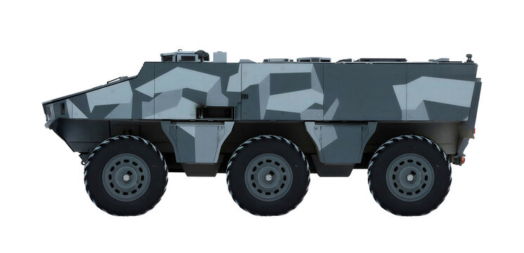 Prototype of the new Swedish armored personnel carrier