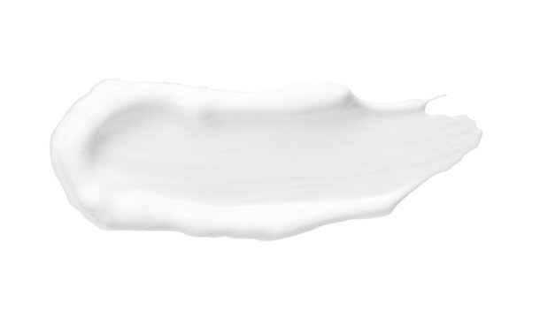 The texture of white glue cream