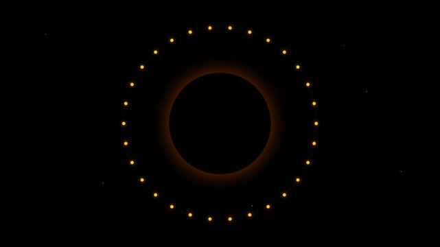 Stunning Eclipse Visualization with Countdown Elements to Illuminate the Celestial Event and Create Anticipation Among Viewers