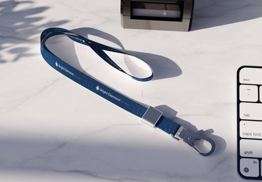 Lanyard Strap Mockup