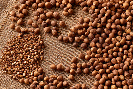 Tiger Nuts Drying and Graded by Size