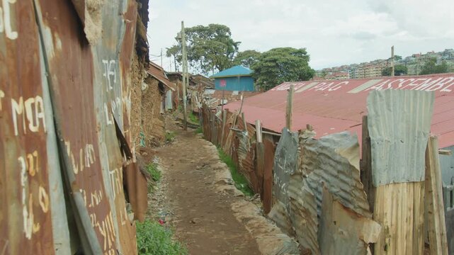 African Slum Kibera Kenya 1