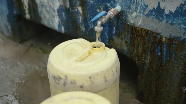 Fetching Water with Jerrican in Kenya 2
