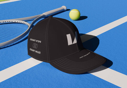 Tennis Cap Mockup