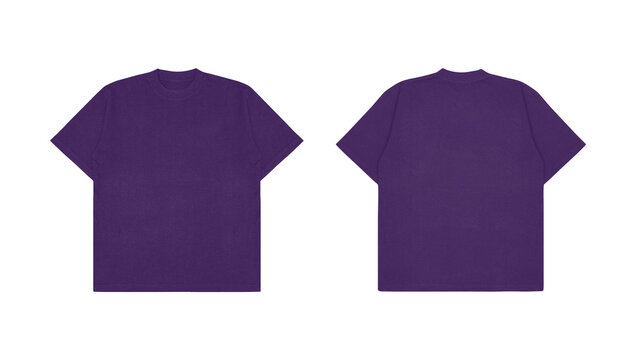 purple t shirt mockup tee