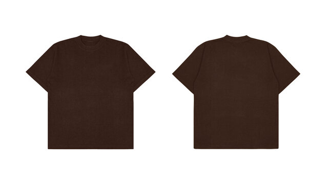 dark brown t shirt mockup tee