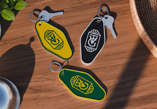 Key Tag Mockup