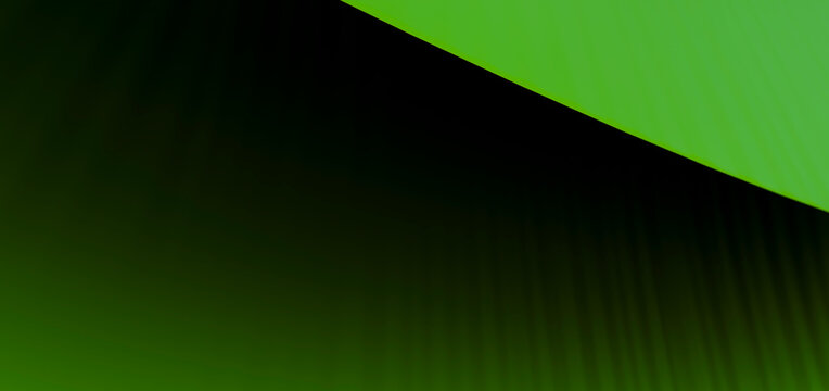 Green abstract background with Black shadowed diagonal shape
