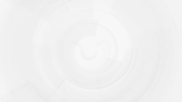 Luxury corporate abstract motion background featuring 12 translucent radial concentric waves orbiting seamlessly in native 4K UHD.