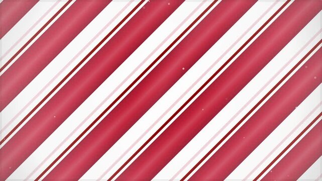 Abstract Christmas Candy Cane Striped Background with Subtle Floating Particles