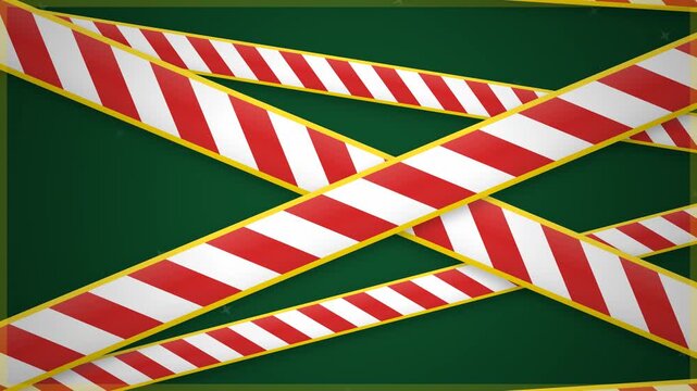 Animated Red and White Candy Cane Stripes Moving Background