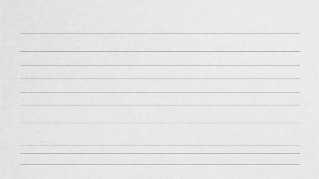 Blank white lined paper for elementary handwriting practice with handwriting education template practice
