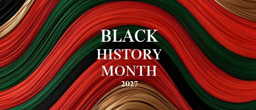 Vibrant representation of black history month 2027 celebrating african american culture and empowerment through artistic expressions