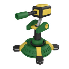 3D Military Turret Icons © rozikan