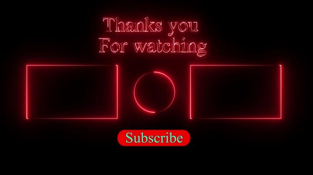 Neon Thanks for watching animation video. High-quality 4K footage