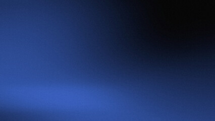 Obraz premium Deep blue gradient fades to black. Soft texture adds subtle depth to the scene. Minimalist style suits modern design needs. Ideal for digital backgrounds or mood boards