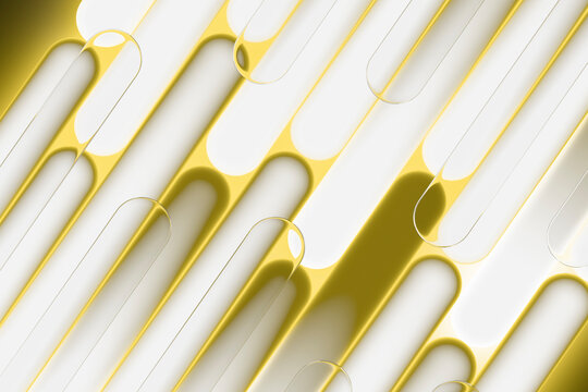 3D gold light pattern for luxury technology and branding