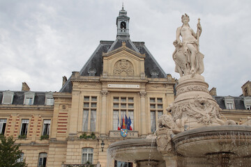 Obraz premium town hall in évreux in normandy in france 