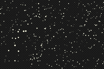 Glitter dust, glowing lights, magic stars, falling snow effect, gold sparkling particles © Shalahin_Rabbi